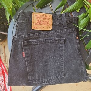 ♡Vintage 522 levi jeans black- tapered fit♡
